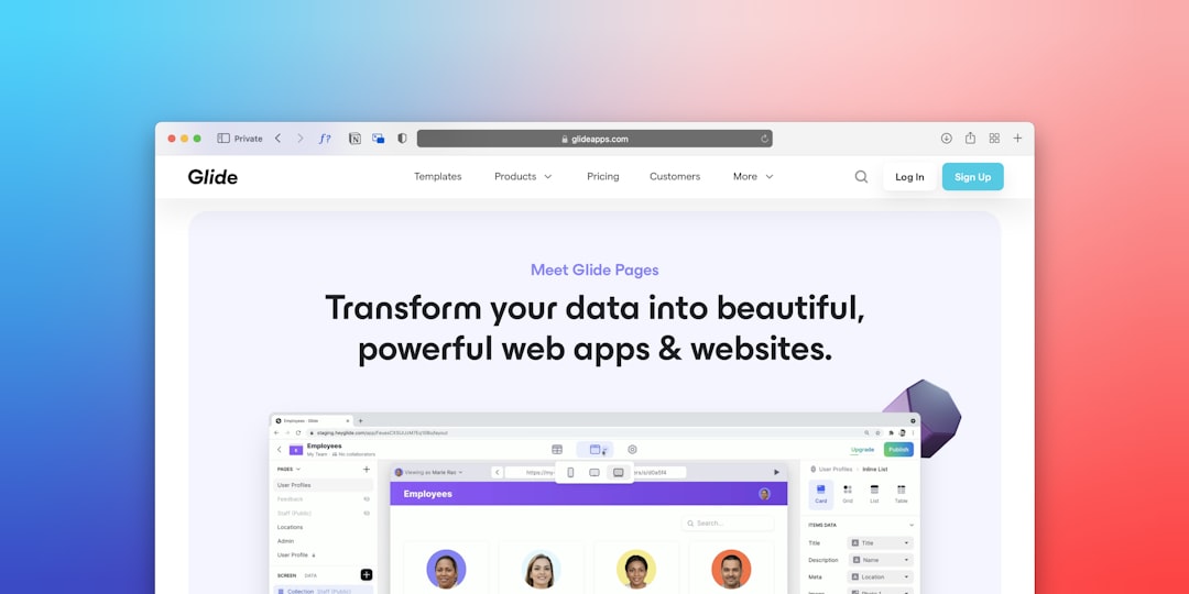 Glide Pages